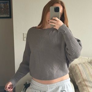 Eli’s Tahari Grey Sweater